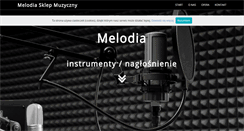 Desktop Screenshot of melodia-sklep.pl