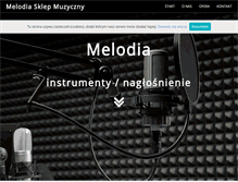 Tablet Screenshot of melodia-sklep.pl